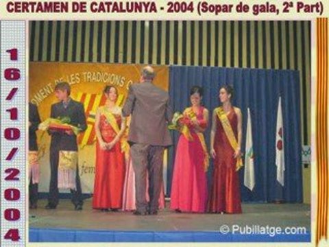 Certamen de Catalunya, Roses 2004 (Sopar de gala, 2ª Part)