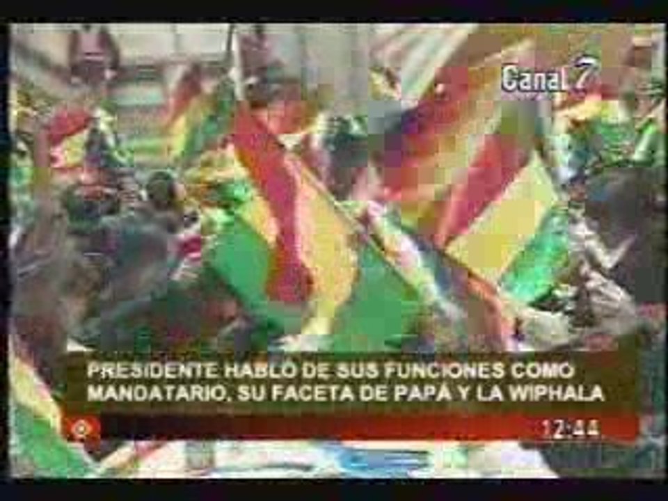 Pdte Evo Morales - Primera asamblea infantíl plurinacional