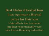Natural herbal hair loss treatment