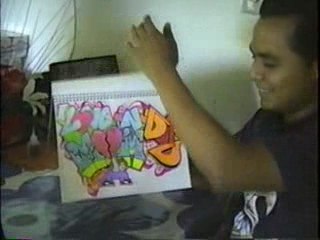 showing some oldschool graffiti from 1989