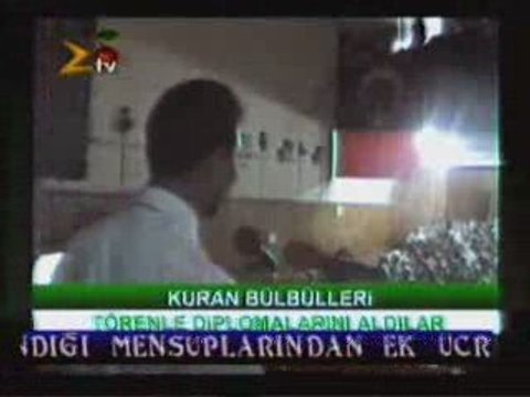 zilede kuran bülbülleri diplomalarını zileweb.com