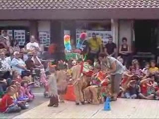 Spectacle de l'école Gaston Larrieu - Mise en place