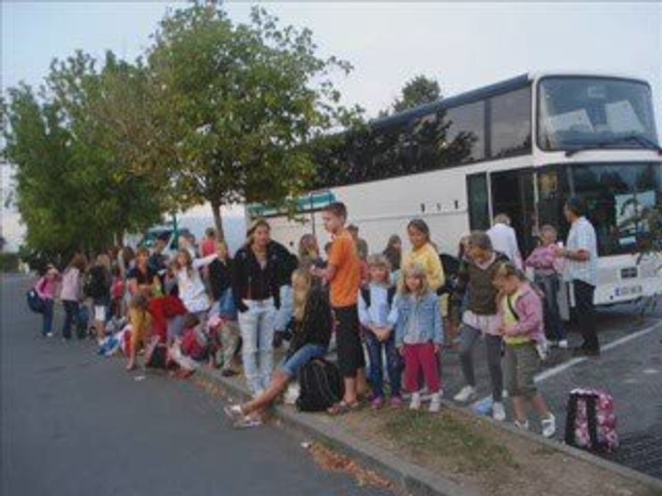 Retour des enfants le 17 08 09