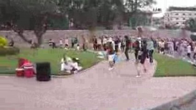 Cours de gym tonic à Phnom Penh