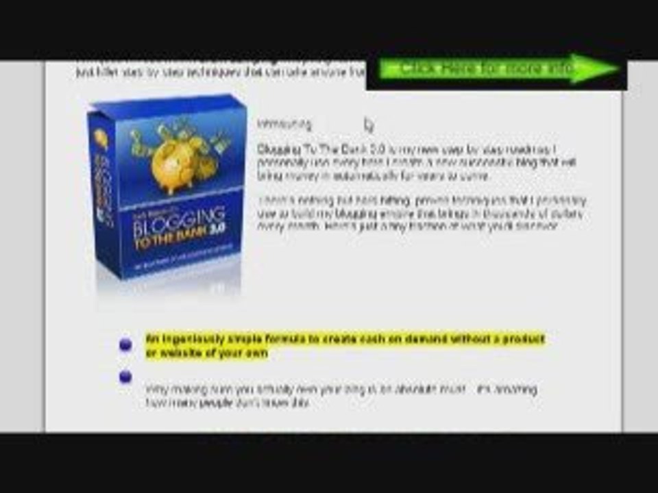 (How to make money)-(Blogging to the bank)