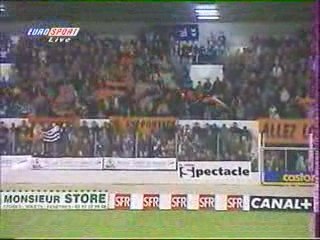 Ambiance fin de match Lorient - Troyes en 1997