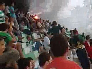 La joix du supporters apres le premier but pour rck vs pac