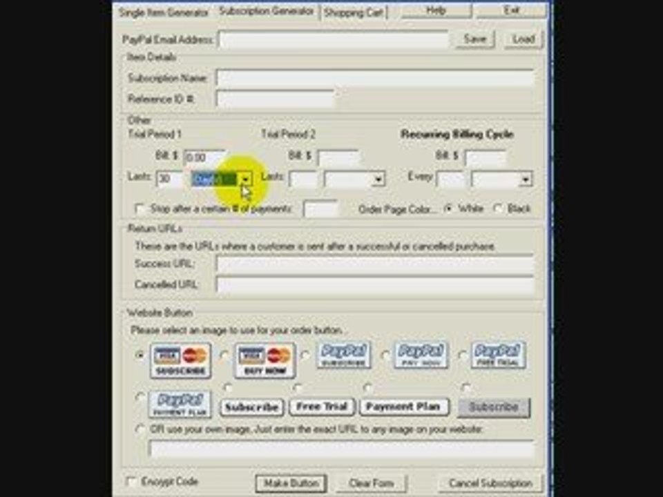 PayPal Button Maker