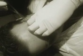 James L. Clark Getting His Eyebrow Pierced