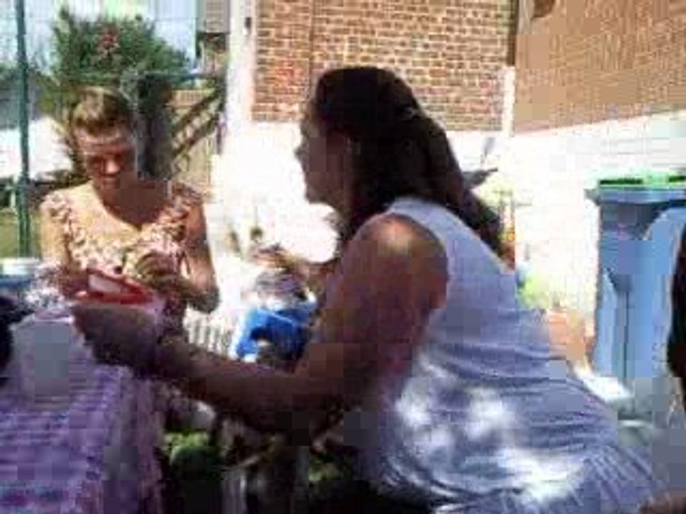 anniv crevette 2 an chez yvette belle maman a mon fils yann