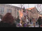 Bûcher de Caramentran - Carnaval Varages'08 - FADAS Pézenas
