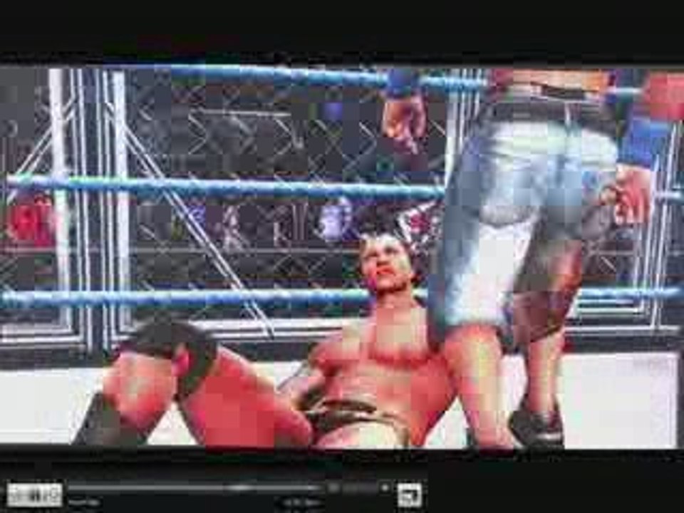 SVR 2010 : Randy Orton vs John Cena -  Cage Match gameplay