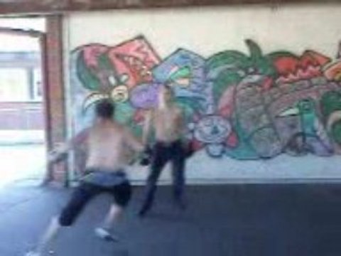 Moi(Jogging) Contre Arnaud boxe anglaise