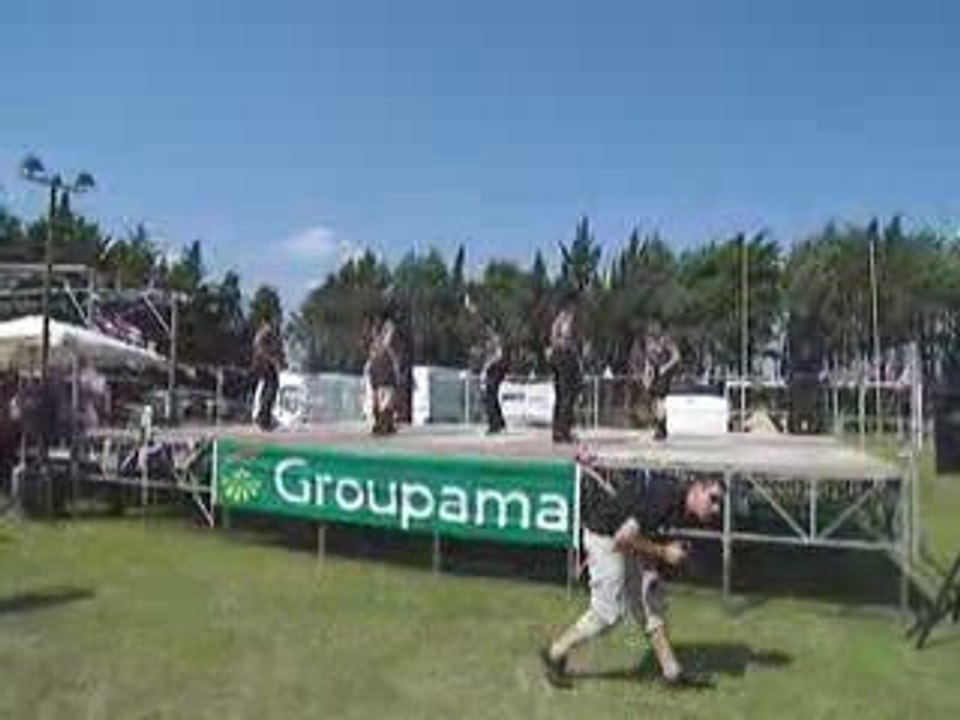 spectacle country au festival de St Marcel / aude 2009