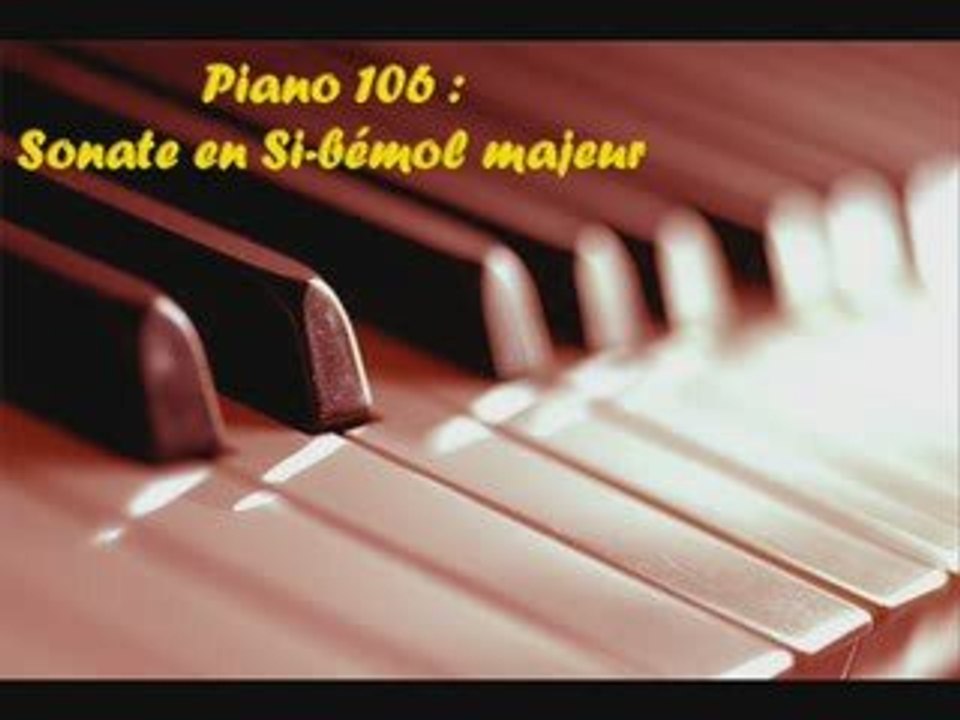 Sonate en Si bémol majeur (piano106)