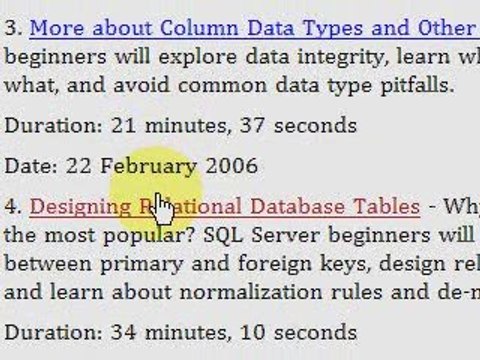 SQL Server 04 - Designing Relational Databases