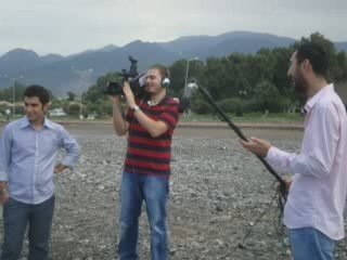 Bekle Biraz kısa filminin kamera arkası