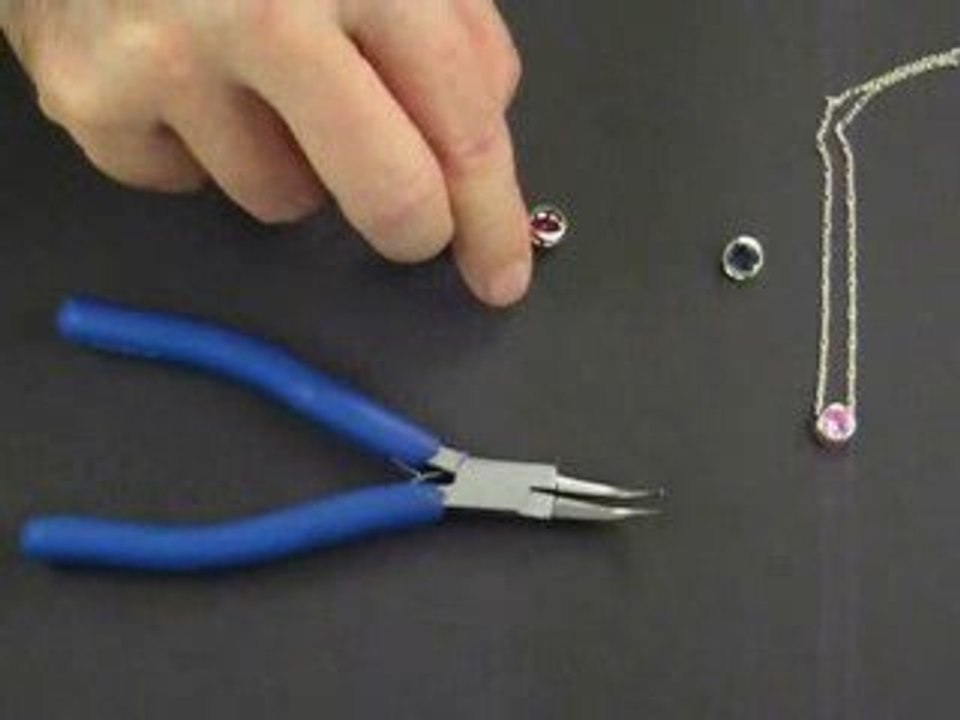 Jewelry Making with Gemstones - Round Bezel Necklace