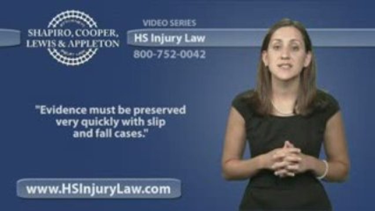 Protect Yourself in Your Slip & Fall Case