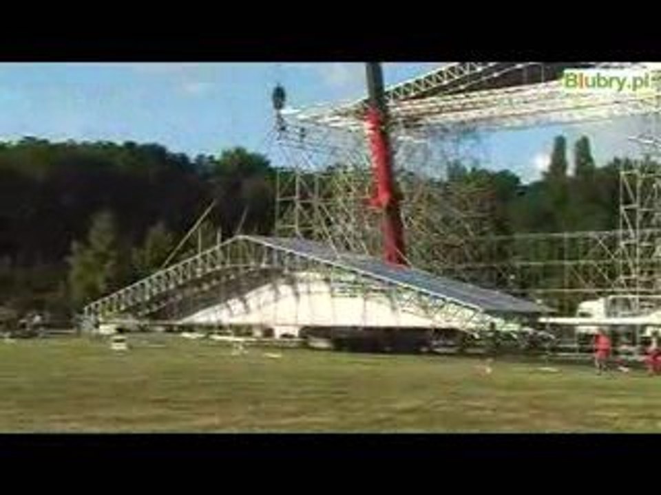 Radiohead przygotowania do koncertu