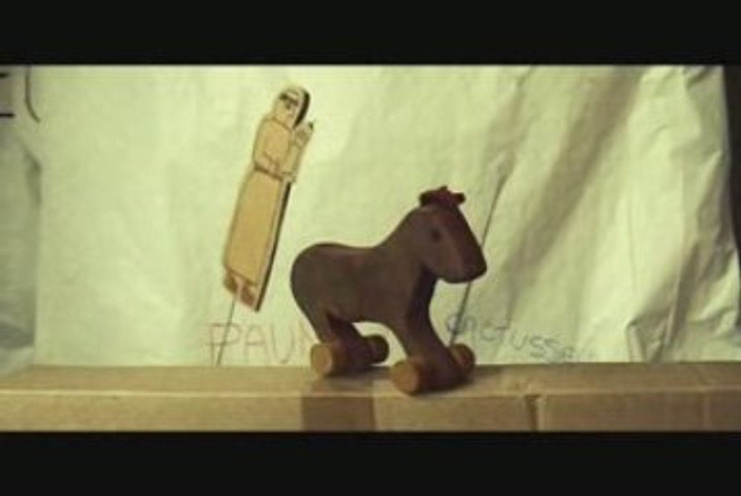 Saint Vincant de Paul bénit Edouard le Poney