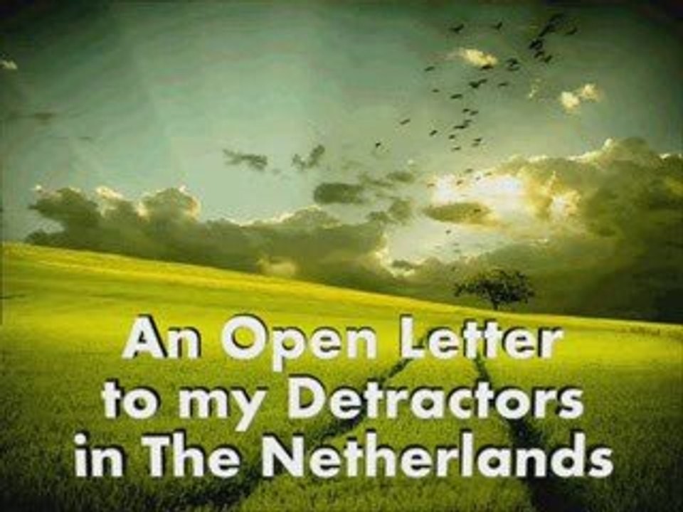 Ramadan Tariq Open Letter tomy Detractors in The Netherlands