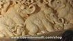 mammoth ivory carving WOOLLY MAMMOTH FAMILY 37197