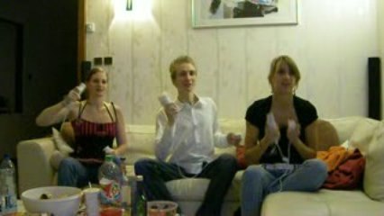 soirée Wii chez Marine (les lapins crétins)