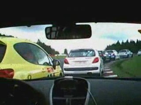 Rencontres Peugeot Sport 2009 - Depart Spa 207