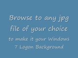Change Windows 7 Login Background