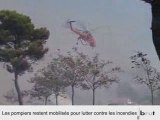 Grèce : mobilisation des pompier contre les incendies