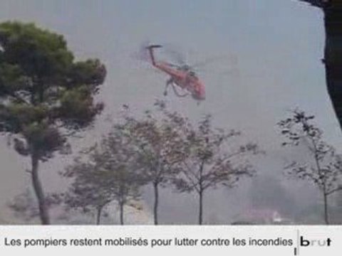 Grèce : mobilisation des pompier contre les incendies