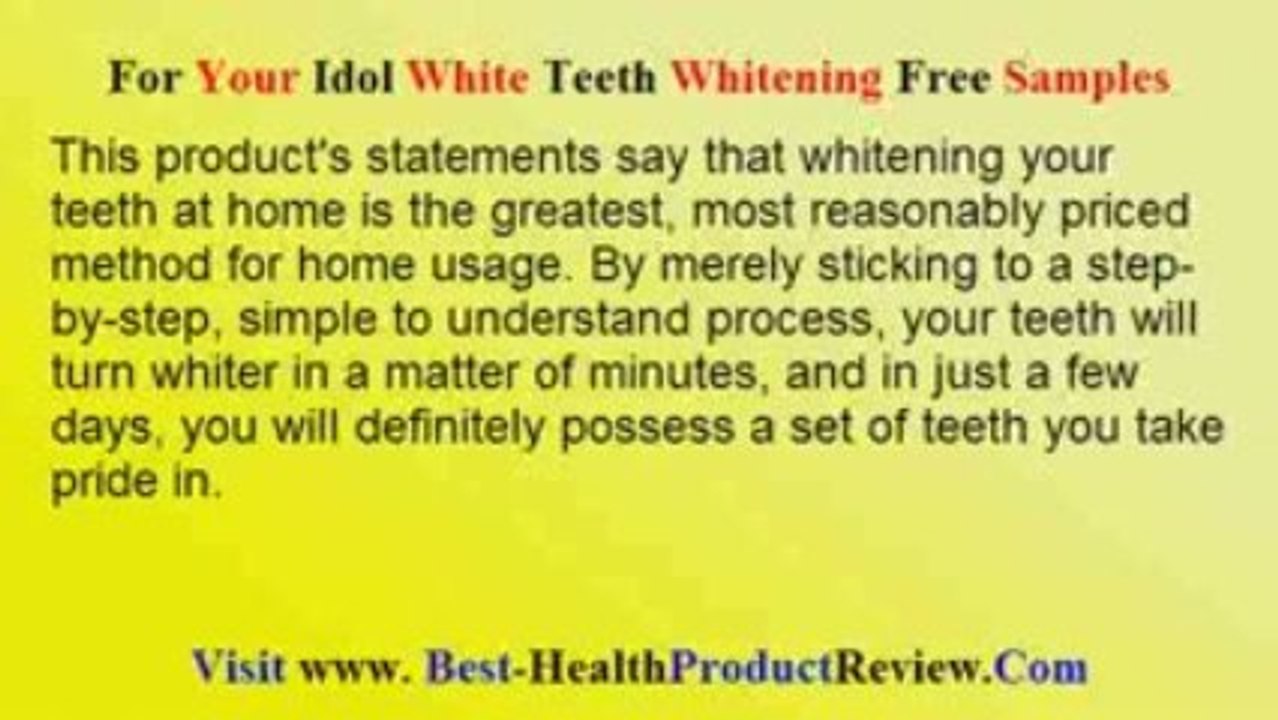 Kardashian Idol White Teeth Whitening Review