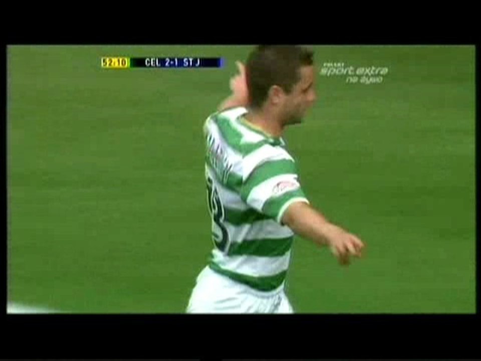 CELTIC 3-1 ST. JOHNSTONE BUT MALONEY