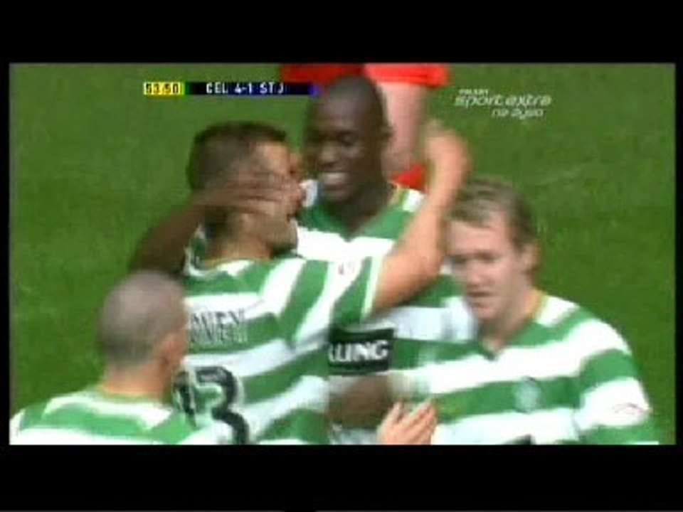CELTIC 4-1 ST. JOHNSTONE BUT FORTUNÉ