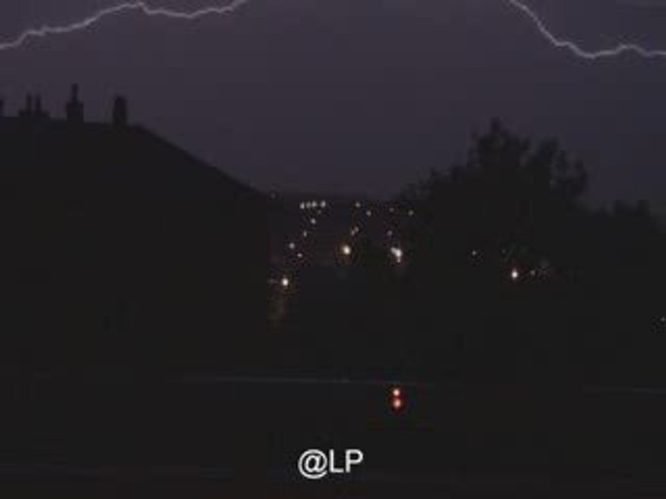 Orage Dijon 21 août 2009