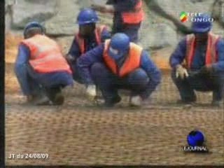 visite de Pacifique Issoïbéka au port de Pointe-Noire