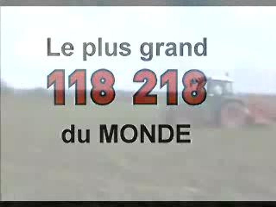 gagnant tous avec le 118 218