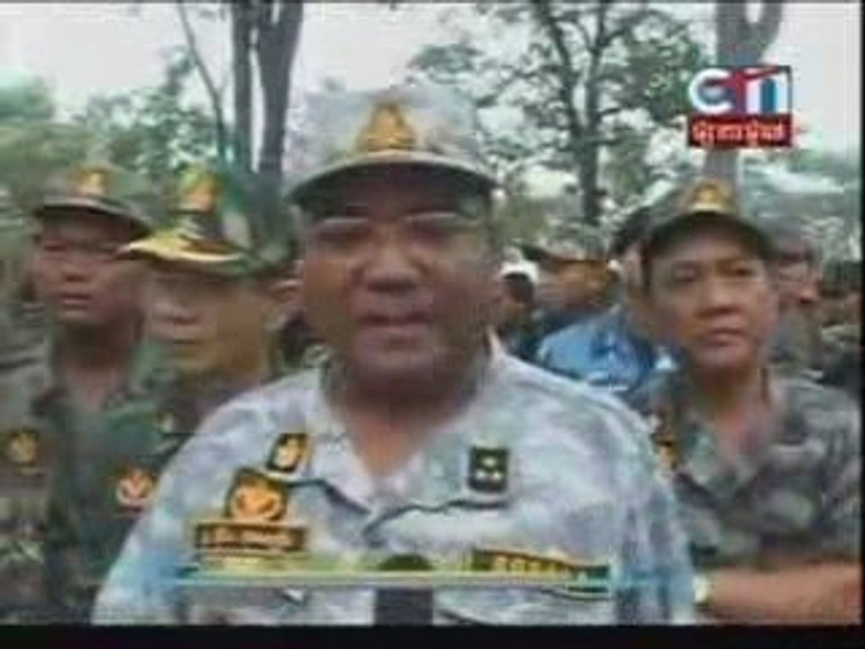 CTN Khmer News- 19 August 2009-1 Soy Sopheap At Preah Vihear