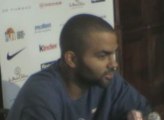 Conférence de presse de Tony Parker, le 24 Août