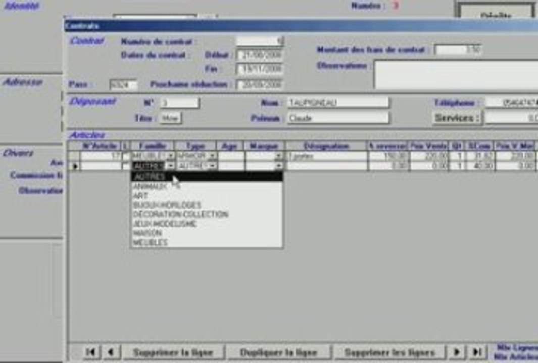 TrocTech : Saisir un contrat