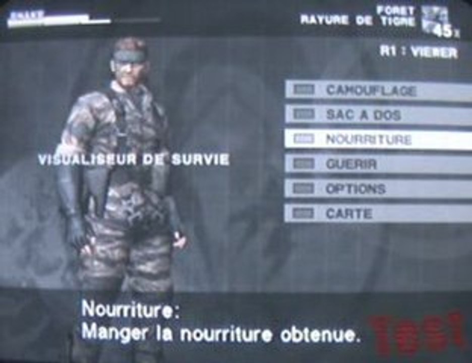 [ Video test ] Metal Gear Solid 3 : Snake Eater