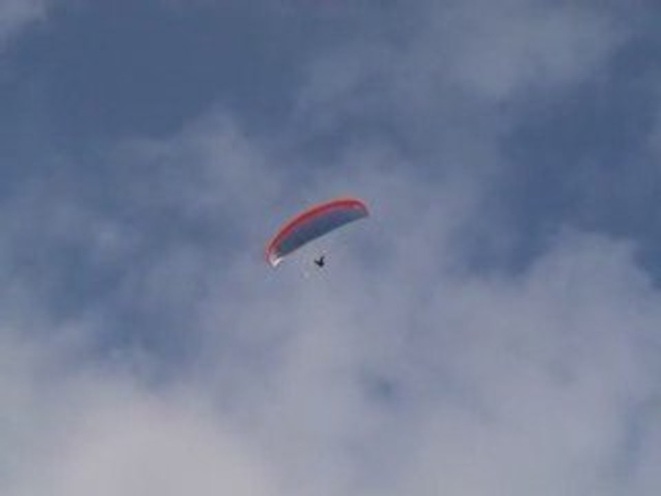 Parapente, treuillage en paliers, Cotentin Vol libre