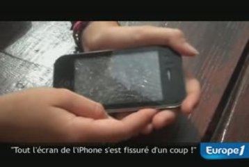 "Tout l'écran de mon iPhone s'est fissuré d'un coup"