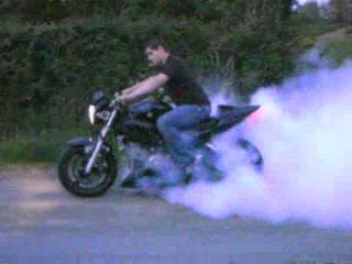 burn out sv 650