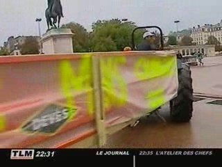 Manifestation agricole à Lyon : colère et désespoir