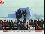 |WATCH| Iceberg Collapses Behind Spectators