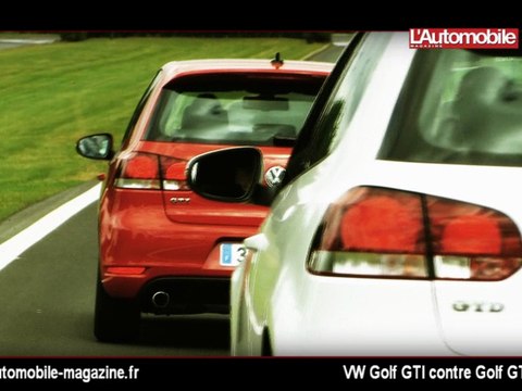 VW Golf GTI contre Golf GTD