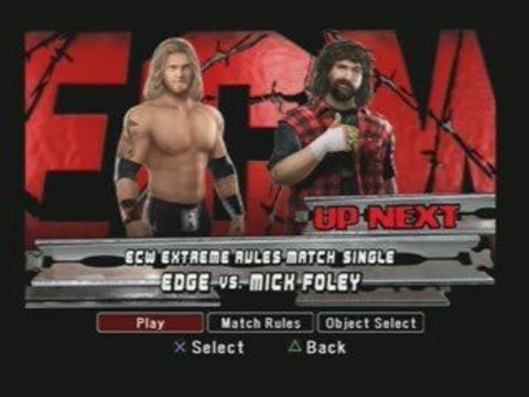 SVR 2008, Edge vs Mick Foley