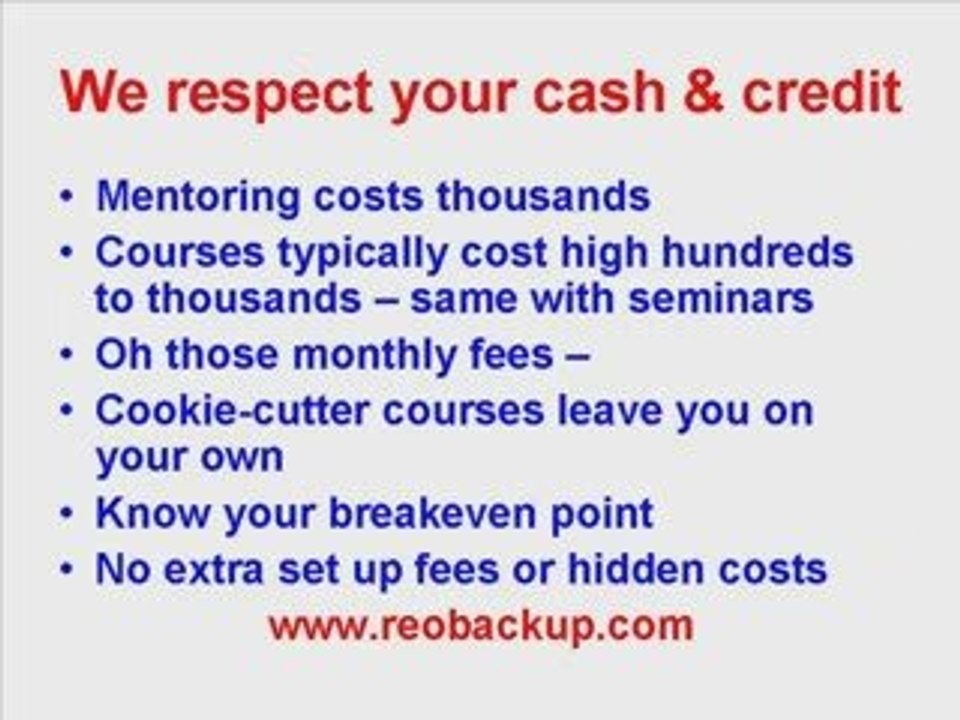 Find Real Estate Owned Investor Secrets, Tips & Deal Funding